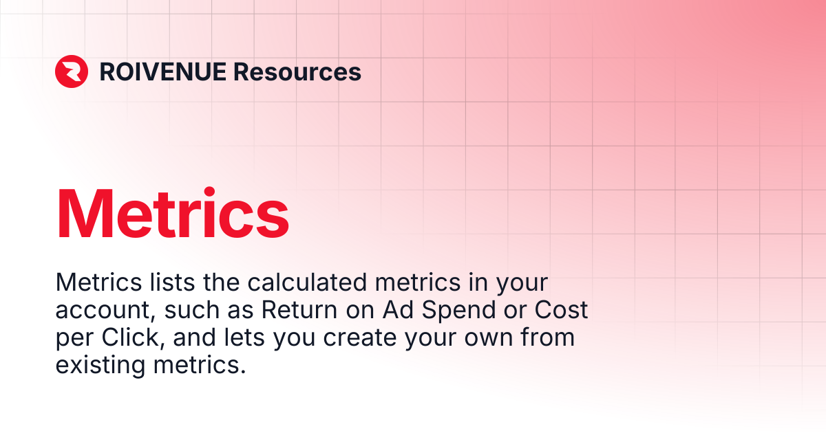 Measures | ROIVENUE Resources